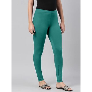 SHE PURE LUXURY WEAR Ankle Length  Ethnic Wear Legging  (Light Green, Solid)