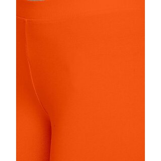SHE PURE LUXURY WEAR Ankle Length  Ethnic Wear Legging  (Orange, Solid)
