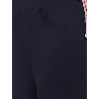 SHE PURE LUXURY WEAR Dark Blue Jegging  (Solid)