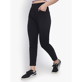 SHE PURE LUXURY WEAR Black Jegging  (Solid)