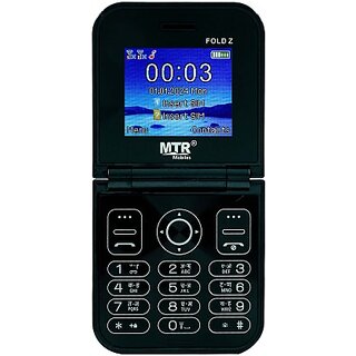 MTR Fold Z (Dual Sim, 2.4 Inch Display, 2000mAh Battery) - Mobile Phone | Buy online on ZillyBuy