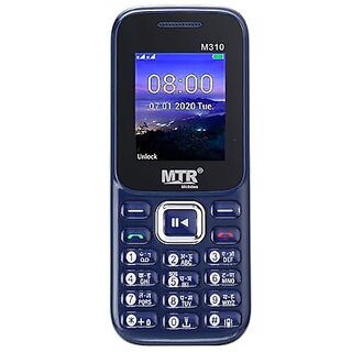 MTR M310 (Dual Sim, 1.8 Inches Display, 1000mAh Battery, Dark Blue) - Mobile Phone | Buy online on ZillyBuy