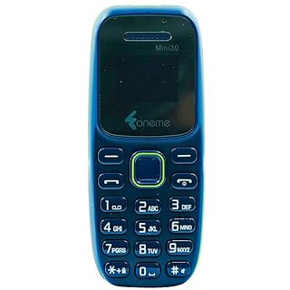ONME Mini 30 (Dual Sim, 1.68 Inches Display, 800mAh Battery, Blue) - Mobile Phone | Buy online on ZillyBuy
