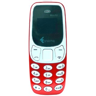 Oneme MINI10 (Dual Sim, 0.66  Inch Display, 800mAh Battery, Red) - Mobile Phone | Buy online on ZillyBuy