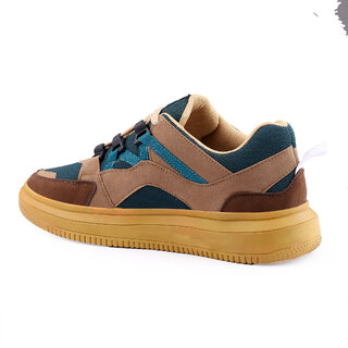 Sophisticated Men Hakkel Mens Beige Lace-up Casual Shoes 2025 at ShopCircuit | ONDC