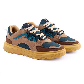 Sophisticated Men Hakkel Mens Beige Lace-up Casual Shoes 2025 at ShopCircuit | ONDC