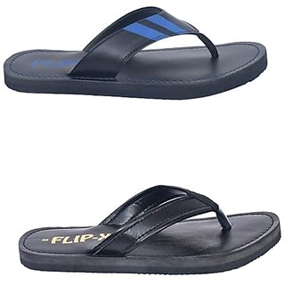 Top Men LEACO Men's Premium Slipper Combo of 2 by Flip X  Daily Comfort and Stylish Slipper Comb