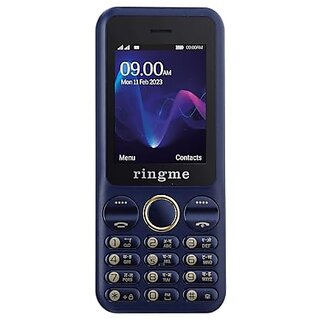 Ringme Tejas (Dual Sim, 2.4 Inch Display, 3000mAh Battery, Blue) - Mobile Phone | Buy online on ZillyBuy