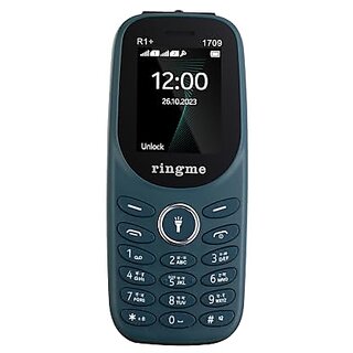 Ringme R1+ 1709 (Dual Sim, 1.8 Inch Display, 1000mAh Battery, Green) - Mobile Phone | Buy online on ZillyBuy