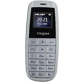 Ringme Micro1 (Dual Sim, 0.66 Inch Display, 800mAh Battery, Silver) - Mobile Phone | Buy online on ZillyBuy