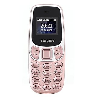 Ringme Micro2 (Dual Sim, 0.66 Inch Display, 800mAh Battery, Rose Gold) - Mobile Phone | Buy online on ZillyBuy