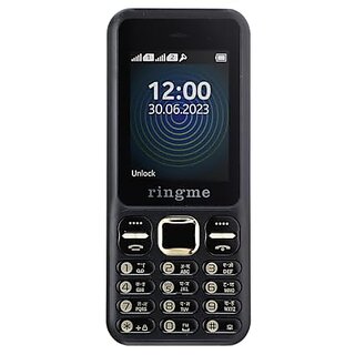 Ringme Shine (Dual Sim, 2.4 Inch Display, 3000mAh Battery, Black) - Mobile Phone | Buy online on ZillyBuy
