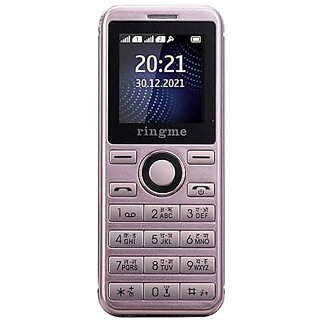 Ringme Mini300 (Dual Sim, 1.44 Inch Display, 800mAh Battery, Rose Gold) - Mobile Phone | Buy online on ZillyBuy