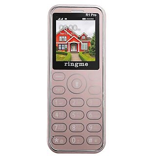 Ringme Mini 400 (Dual Sim, 1.44 Inch Display, 800mAh Battery, Gold) - Mobile Phone | Buy online on ZillyBuy