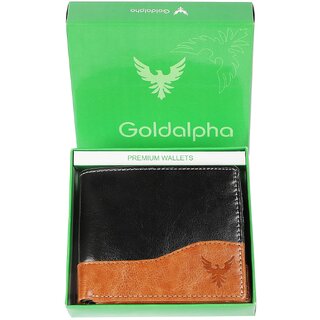 GOLDALPHA Men Tan Artificial Leather Wallet  (4 Card Slots) - Handbags | Buy online on ZillyBuy