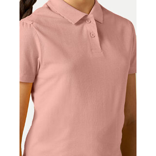 Modern Data - Not - Present Girls Peach Polo  T-shirt 2025 at ShopCircuit | ONDC
