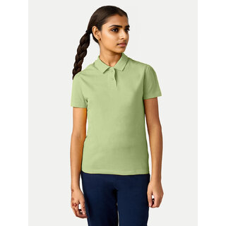 Elegant Data - Not - Present Girls Pista Polo  T-shirt 2025 at ShopCircuit | ONDC