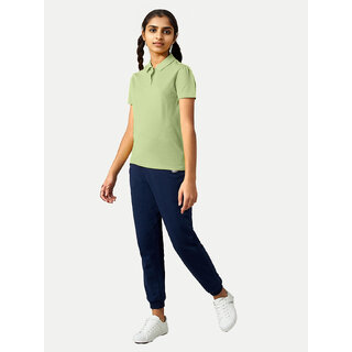 Elegant Data - Not - Present Girls Pista Polo  T-shirt 2025 at ShopCircuit | ONDC