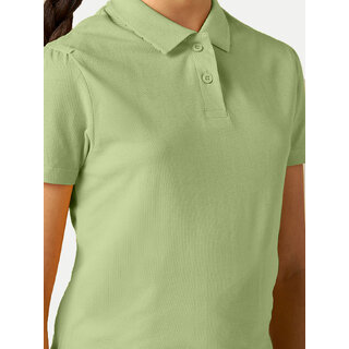 Elegant Data - Not - Present Girls Pista Polo  T-shirt 2025 at ShopCircuit | ONDC