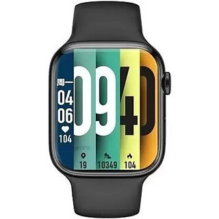 STROMBUCKS i8 PRO MAX CROWN WORKING SMARTWATCH WITH COUSTOM WALLPEPPER Smartwatch  (Black Strap, Regular)