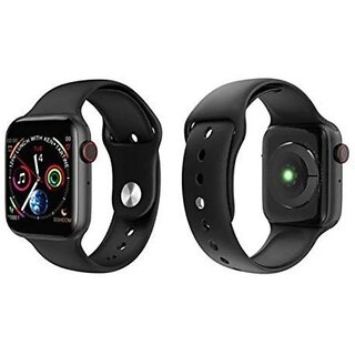 STROMBUCKS i8 PRO MAX CROWN WORKING SMARTWATCH WITH COUSTOM WALLPEPPER Smartwatch  (Black Strap, Regular)