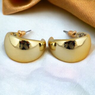 Lucky Jewellery Designer 18k Gold Plated Cashew Design Earring For Girls & Women (75-CHEP-1209) - Earrings | Buy online on ZillyBuy