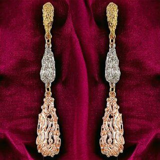 Lucky Jewellery Designer Stylish Fancy Long Hanging Earrings For Girls & Women (150-CHEA1-1002D) - Earrings | Buy online on ZillyBuy
