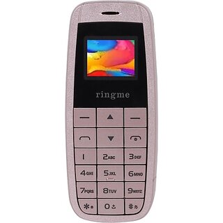 Ringme R1+ Micro 1  (Dual Sim, 0.66 Inch Display, 800mAh Battery, Gold) - Mobile Phone | Buy online on ZillyBuy