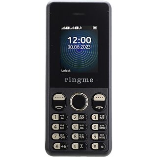 Ringme R1+ PULSAR  (Dual Sim, 1.77 Inch Display, 3000mAh Battery, Black) - Mobile Phone | Buy online on ZillyBuy