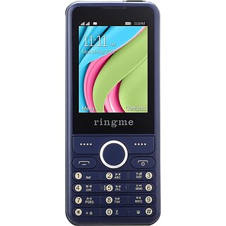 Ringme R1 PRO BULLET  (Dual Sim, 2.4 Inch Display, 3000mAh Battery, Blue) - Mobile Phone | Buy online on ZillyBuy
