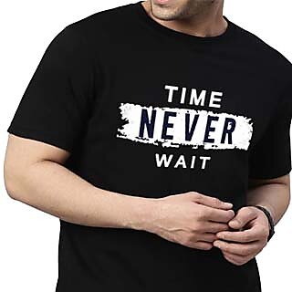 Chic Kids Nture Nest Mens Black Graphic Print Round Neck Bamboo Fabric T-Shirt 2025 at ShopCircu