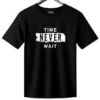 Chic Kids Nture Nest Mens Black Graphic Print Round Neck Bamboo Fabric T-Shirt 2025 at ShopCircu