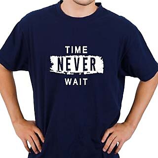 Chic Kids Nture Nest Mens Blue Graphic Print Round Neck Bamboo Fabric T-Shirt 2025 at ShopCircui