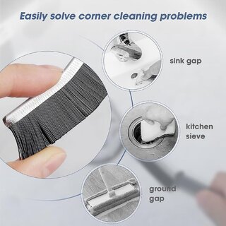 3 Pcs Gap Cleaning Brush, Bathroom Gap Cleaning Brush, Hard-bristled Crevice Cleaning Tool, Gap Brush Cleaner