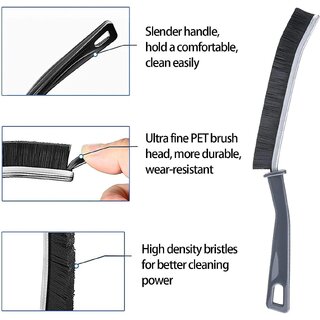 3 Pcs Gap Cleaning Brush, Bathroom Gap Cleaning Brush, Hard-bristled Crevice Cleaning Tool, Gap Brush Cleaner