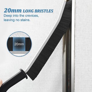 Gap Cleaning, Bathroom Gap Cleaning Brush, Clean Corners of Bathroom Kitchen Tiles, Window Slots, Multi-Purpose Set of 2