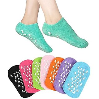 Moisturizing Gel Socks,Ultra-Soft Moisturizing Socks With Spa Quality Gel For Moisturizing,Socks Helps Repair Dry Cracked Skins,Spa Gel Sock,Foot Gloves,Pain Relief Socks Unisex,Reusable Socks - Socks | Buy online on ZillyBuy
