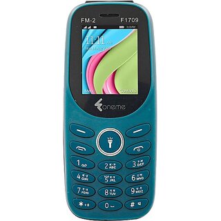 Oneme Fm-2 F1709 (Dual Sim, 4.57 Cm (1.8 Inch) Display, 1100 Mah Battery, Green) - Mobile Phone | Buy online on ZillyBuy
