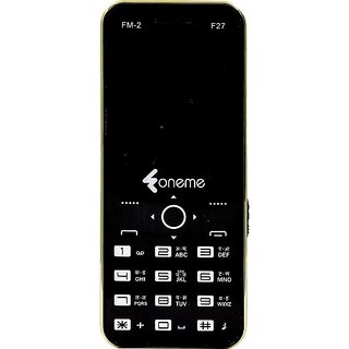 Oneme Fm-2 F27 (Dual Sim, 6.1 Cm (2.4 Inch) Display, 3000 Mah Battery, Gold) - Mobile Phone | Buy online on ZillyBuy