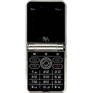 Sia Pro Flip4 (Dual Sim, 6.1 Cm (2.4 Inch) Display, 2000 Mah Battery, Dark Gold) - Mobile Phone | Buy online on ZillyBuy