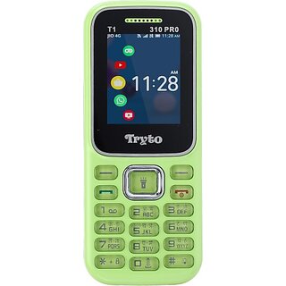Tryto T1 310Pro (Dual Sim, 4.57 Cm (1.8 Inch) Display, 1000 Mah Battery, Green) - Mobile Phone | Buy online on ZillyBuy