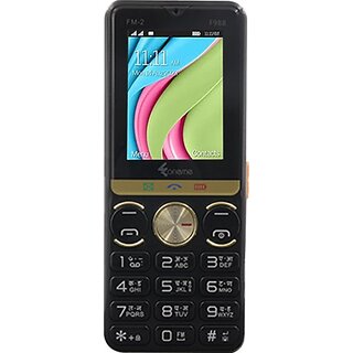 Oneme Fm-2 F988 (Dual Sim, 6.1 Cm (2.4 Inch) Display, 3000 Mah Battery, Black) - Mobile Phone | Buy online on ZillyBuy
