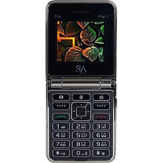 Siavantage Pro Flip 1 (Dual Sim, 6.1 Cm (2.4 Inch) Display, 1500 Mah Battery, Grey) - Mobile Phone | Buy online on ZillyBuy