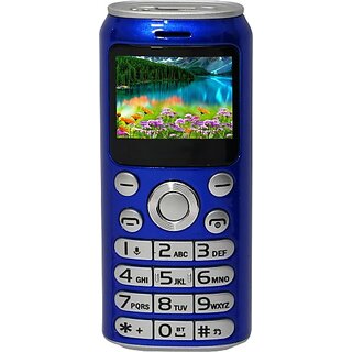 Lvix L1 Can (Dual Sim, 1.68 Cm (0.66 Inch) Display, 950 Mah Battery, Blue) - Mobile Phone | Buy online on ZillyBuy
