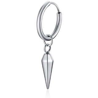 Hip Hop Silver Earring - Earrings | Buy online on ZillyBuy