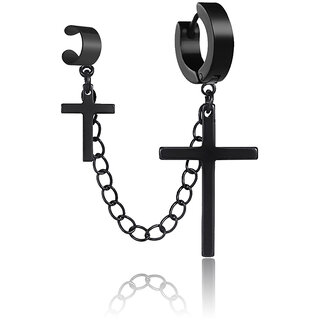 Hip Hop Black Style Earring - Earrings | Buy online on ZillyBuy