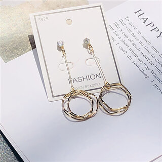 Geometric Hexagon Shaped Hoop Earring - Earrings | Buy online on ZillyBuy