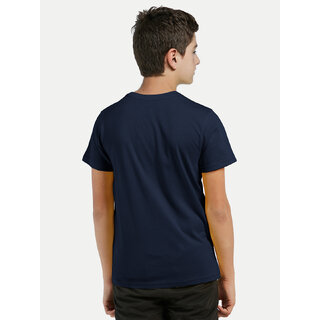 Exclusive Kids Boys Navy Crew neck T-shirt 2025 at ShopCircuit | ONDC