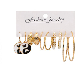 Trendy Shiny Hoop Earring - Earrings | Buy online on ZillyBuy