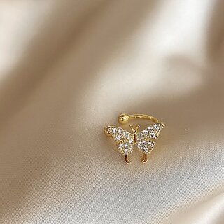 Butterfly Clip On Earring - Earrings | Buy online on ZillyBuy